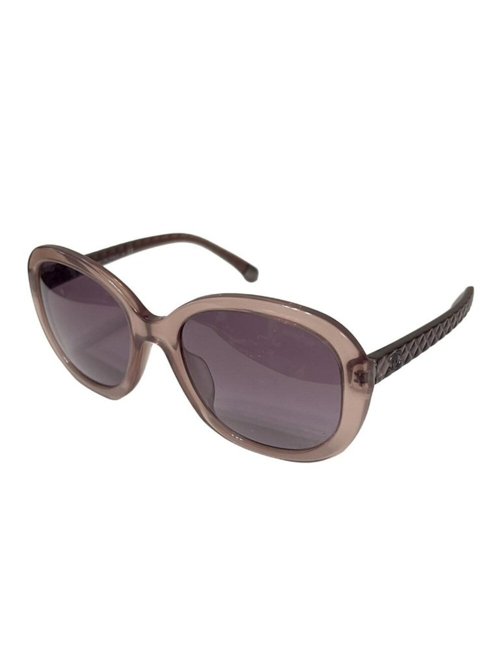 Chanel Sunglasses Light Purple Quilted Eyewear